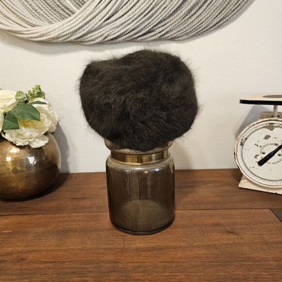 Vintage Angora Paperboy Hat